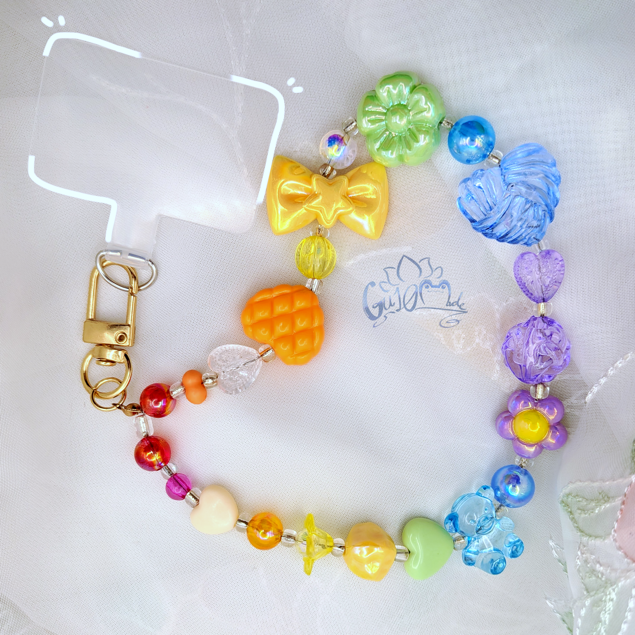 Rainbow Phone Lanyard