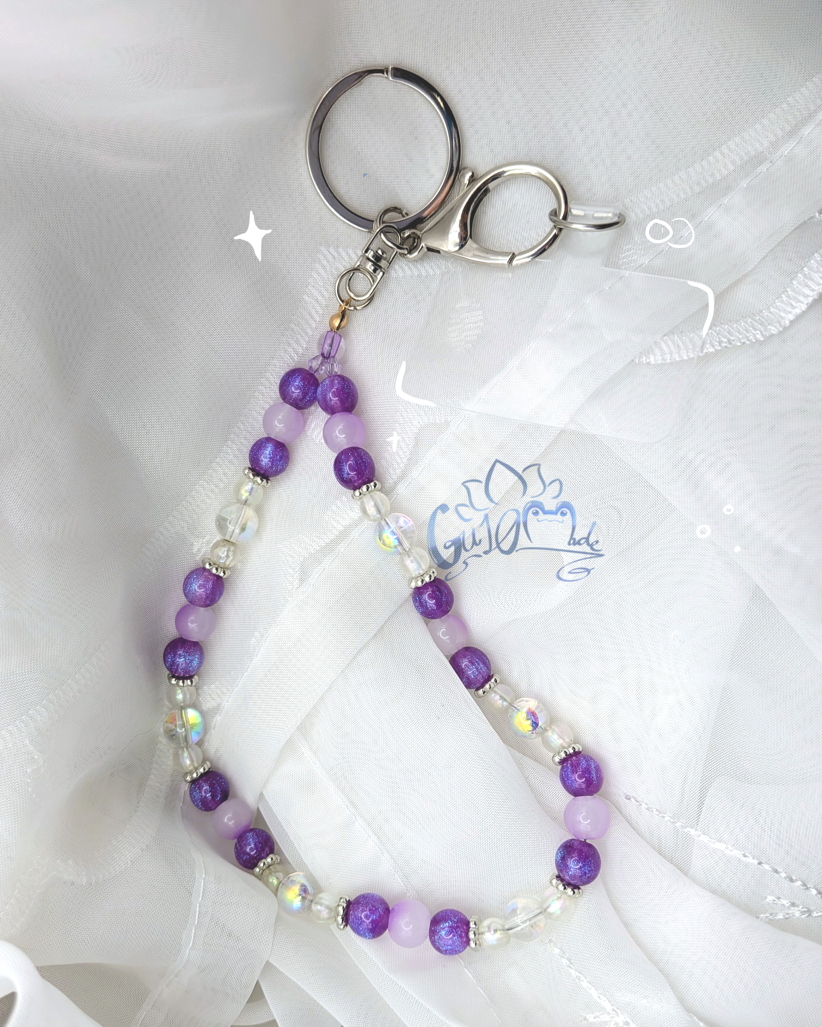 Purple Phone Lanyard