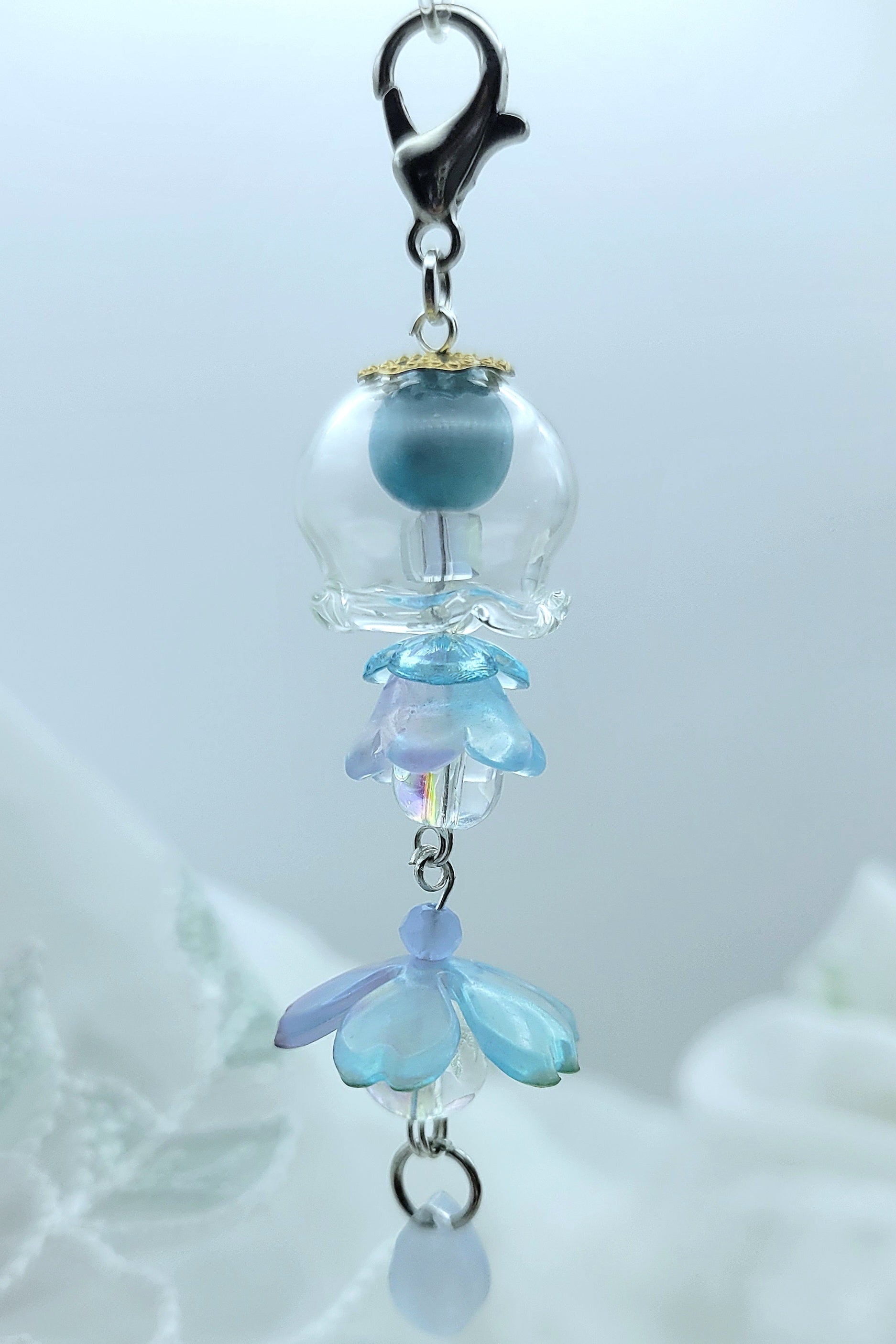 Jellyfish Badge Reel Charms