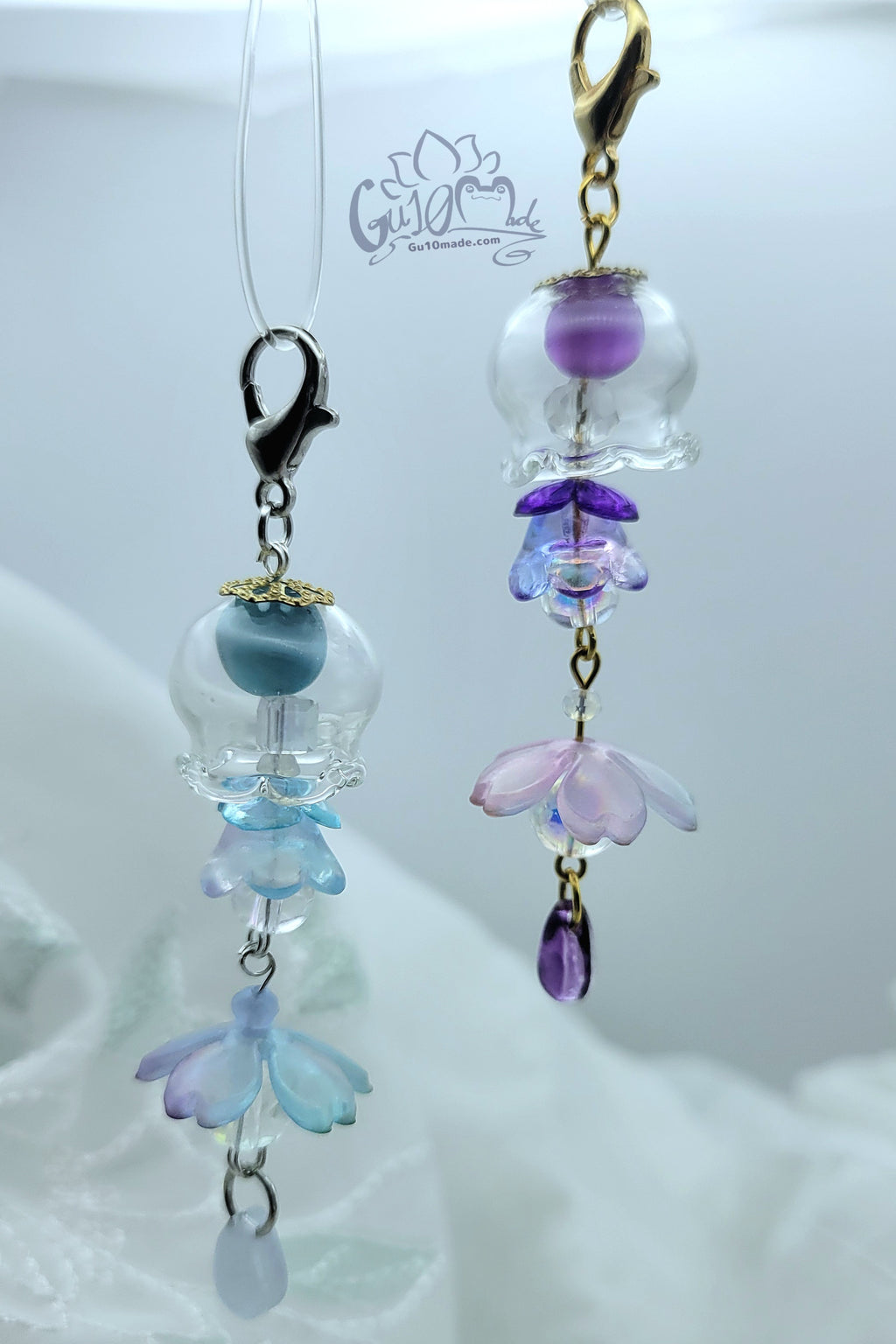 Jellyfish Badge Reel Charms